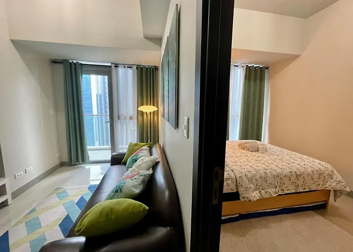 Apartamento Tropical 1br Uptown Parksuites Bgc With Netflix 200mbps Manila